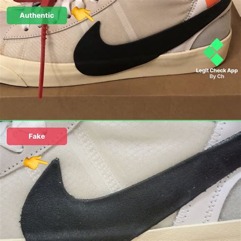 nike blazers real vs fake|how to authenticate nike shoes.